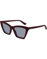 McQueen - Am0536S 004 Sunglasses Acetate Light Cat Eye - Lyst