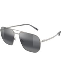 Maui Jim - Mj0605S 001 Occhiali Da Sole Metallo Grigio Squadrata - Lyst