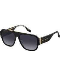 Marc Jacobs - Marc 756/S 1Ei/9O Sunglasses Acetate Squared Shaded - Lyst