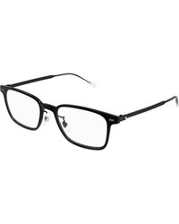 Montblanc - Mb0394On 002 Optical Frames Injected Transparent Squared - Lyst