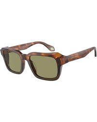Giorgio Armani - Ar8194U 598814 Sunglasses Acetate Squared Normal - Lyst