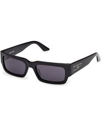 Gcds - Gd0068 01A Sunglasses Acetate Smoke Squared Normal - Lyst