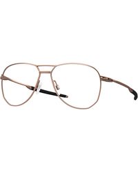 Oakley - Ox5077 Contrail Ti Rx 507703 Optical Frames Titanium Round Normal - Lyst