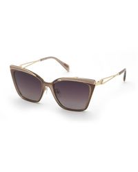 Blumarine - Ubm225 33Mp Optical Frames Metal Squared Nuanced - Lyst