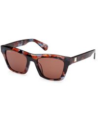MAX&Co. - Mo0145 54E Sunglasses Acetate Squared Normal - Lyst