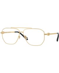 Versace - Ve1307 1002 Optical Frames Metal Pilot Normal - Lyst