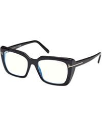 Tom Ford - Ft5992-B 001 Optical Frames Acetate Squared Normal - Lyst