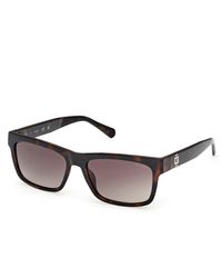 Guess - Gu00221 52F Sunglasses Injected Squared Normal - Lyst
