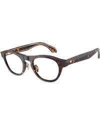 Giorgio Armani - Ar8225 50261W Sunglasses Acetate Transparent Round Normal - Lyst