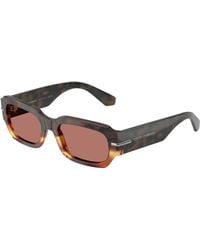 Dolce & Gabbana - Dg4485 3438M6 Sunglasses Acetate Bordeaux Squared Normal - Lyst