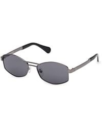 MAX&Co. - Mo0139 08A Sunglasses Metal Geometric Normal - Lyst