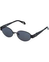 Just Cavalli - Sjc152 530 Sunglasses Metal Smoke Geometric Normal - Lyst