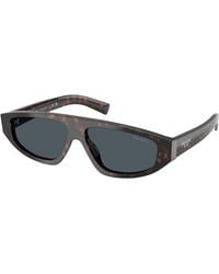 Prada - Pr C02S 17N70B Sunglasses Acetate Geometric Normal - Lyst