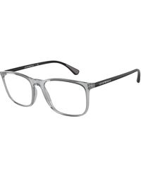 Emporio Armani - Ea3177 5090 Optical Frames Injected Squared Normal - Lyst