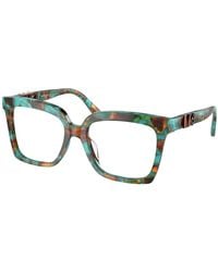 Michael Kors - Mk4119U Nassau 4000 Optical Frames Acetate Squared Normal - Lyst
