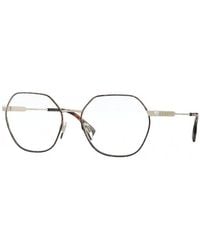 Burberry - Be1350 Erin 1312 Optical Frames Metal Geometric - Lyst