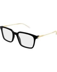 Gucci - Gg2252O 001 Optical Frames Acetate Transparent Squared - Lyst