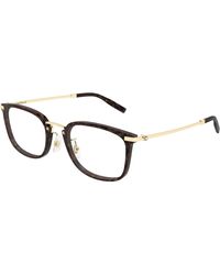 Montblanc - Mb0494Oj 003 Optical Frames Injected Transparent Squared - Lyst