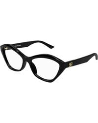 Balenciaga - Bb0341O 001 Optical Frames Acetate Transparent Cat Eye - Lyst
