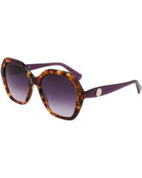 Longchamp - Lo759S 502 Sunglasses Acetate Squared Normal Normal - Lyst