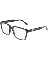 Ferragamo - Sf3028E 001 Optical Frames Squared Normal - Lyst