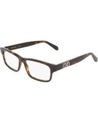 Ferragamo - Sf3061 242 Optical Frames Acetate Squared Normal - Lyst