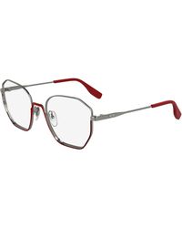 KARL LAGERFELD - Kl356 638 Optical Frames Metal Squared Normal - Lyst