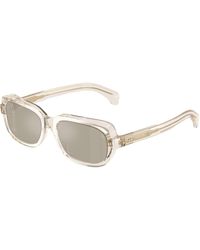 Moncler - Me6008 Suntrap 30035A Sunglasses Acetate Pillow Normal Mirrored - Lyst