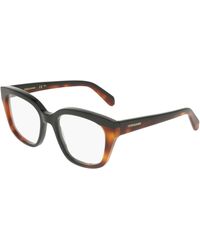 Ferragamo - Sf3023 006 Optical Frames Acetate Squared Normal - Lyst