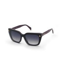 Blumarine - Ubm881 09Fd Optical Frames Acetate Smoke Squared Normal Nuanced - Lyst