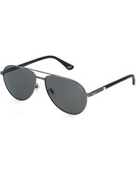 Police - Splr77 New Crossroads 6 613P Sunglasses Metal Smoke Pilot Polarized - Lyst