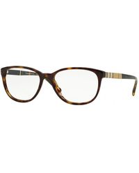 Burberry - Be2172 3002 Optical Frames Acetate Squared Normal - Lyst