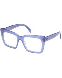 PUCCI - Ep5261 090 Optical Frames Acetate Squared Normal - Lyst