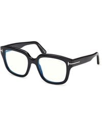 Tom Ford - Ft6094-B 001 Optical Frames Acetate Squared Normal - Lyst