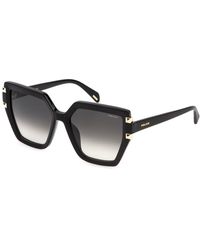 Police - Splp46 Starlight 2 700 Sunglasses Acetate Smoke Geometric Normal Shaded - Lyst