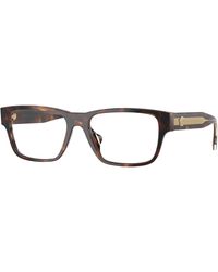Versace - Ve3390U 5537 Optical Frames Acetate Transparent Squared Normal - Lyst