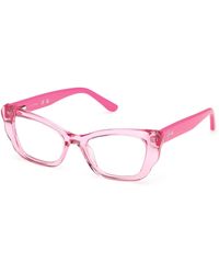 Guess - Gu50264 075 Optical Frames Acetate Squared Normal - Lyst