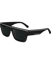 Calvin Klein - Ckj24603S 001 Sunglasses Bio-Inject Squared Normal - Lyst