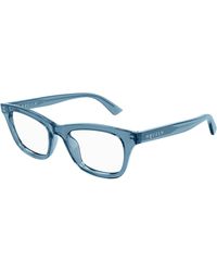 McQueen - Am0515O 010 Optical Frames Acetate Transparent Cat Eye - Lyst