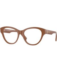 Burberry - Be2458 4222 Optical Frames Acetate Transparent Cat Eye Normal - Lyst