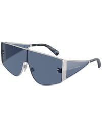Dolce & Gabbana - Dg2305 05/80 Sunglasses Metal Squared Normal - Lyst