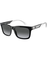 Emporio Armani - Ea4224 5017T3 Sunglasses Acetate Squared Polarized Shaded - Lyst