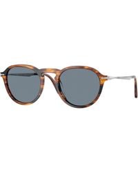 Persol - Po3383S 123556 Sunglasses Acetate Pantos Normal - Lyst