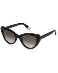 Furla - Sfu977 07Hl Sunglasses Acetate Cat Eye Normal Nuanced - Lyst