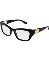 Gucci - Gg2125O 001 Optical Frames Injected Transparent Cat Eye - Lyst