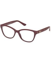 Guess - Gu50307 069 Optical Frames Acetate Squared Normal - Lyst