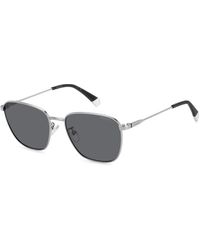 Polaroid - Pld 4159/G/S/Xn 6Lb/M9 Sunglasses Metal Squared Polarized - Lyst