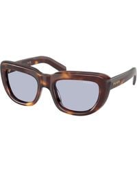 Prada - Pr D07S 15W30X Sunglasses Acetate Squared Normal - Lyst
