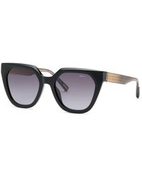 Chopard - Sch377M 0Blk Sunglasses Acetate Smoke Squared Anti-Glare Nuanced - Lyst