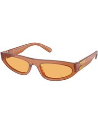 Miu Miu - Mu 07Zs 15T0B7 Sunglasses Acetate Geometric Normal - Lyst